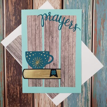 Prayers Stitched Card