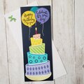 Birthday Cake and Balloons Card