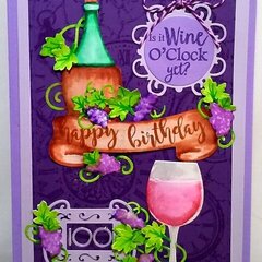 Wine Lover's Birthday Card