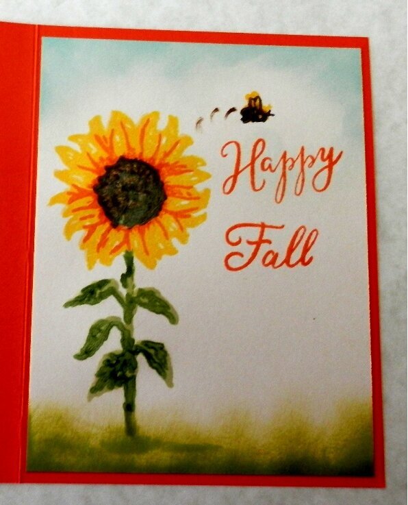 Sunflower Card