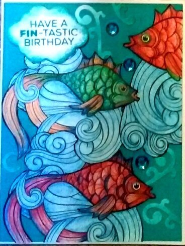 Fishy Birthday Card
