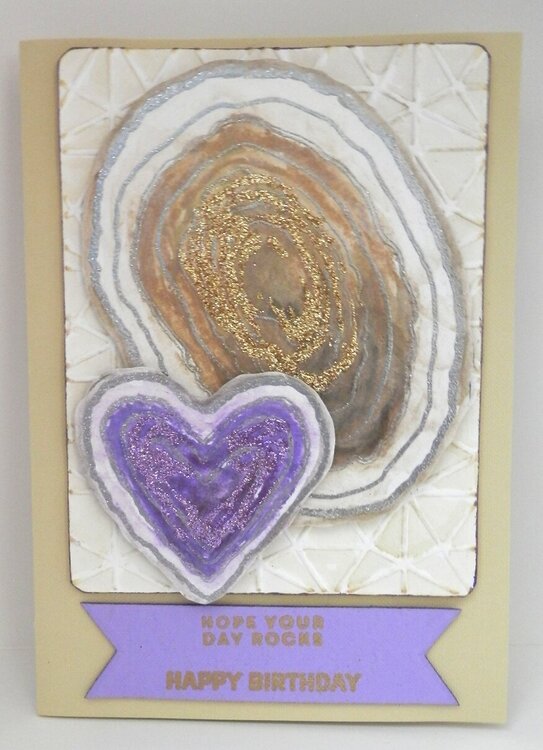 Geode Birthday Card