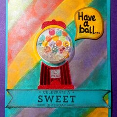 Gumball Shaker Card