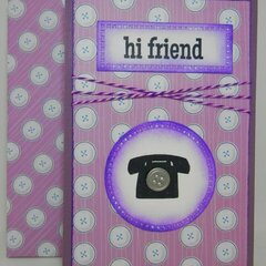 Buttoned Up card