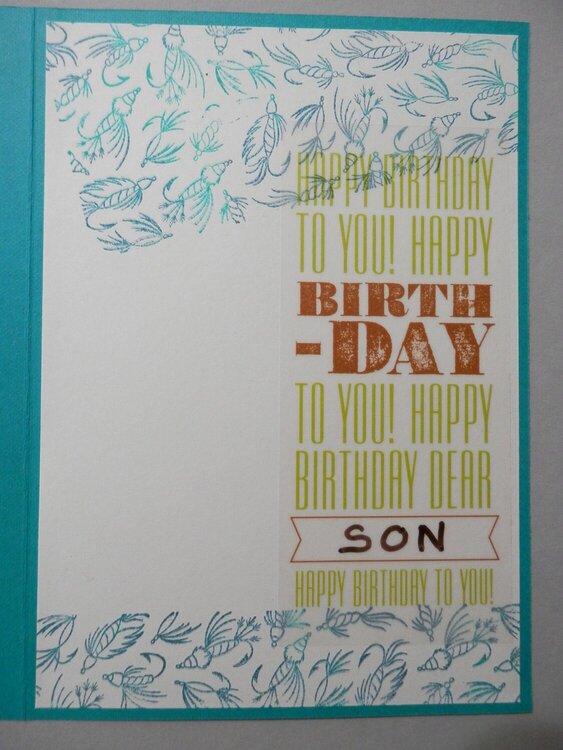 Birthday Card for Son