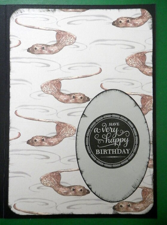 Fishing Birthday Card - inside