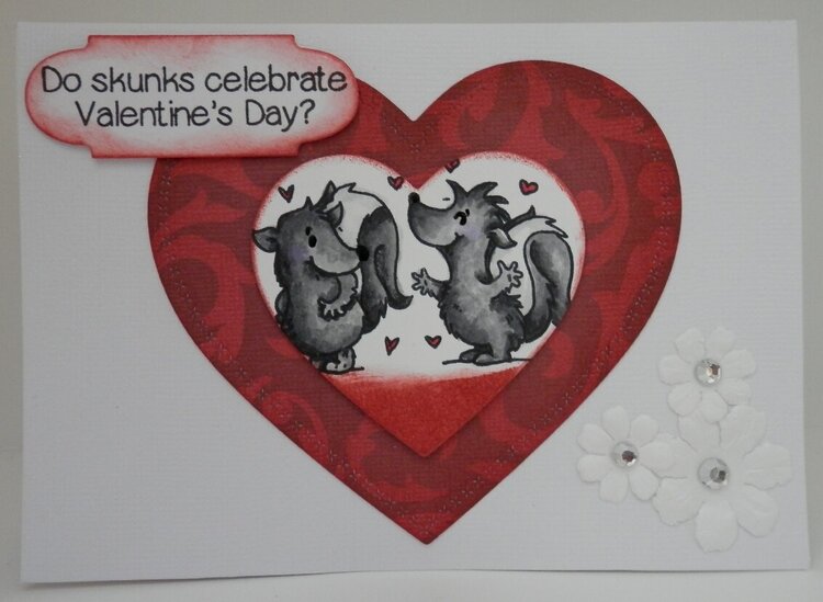 Skunk Riddle Valentine Card