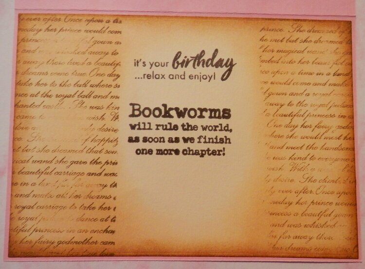 Book Lover Birthday Card