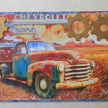 Old Truck Card