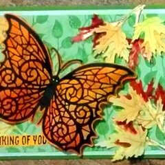 Butterfly Fall Card