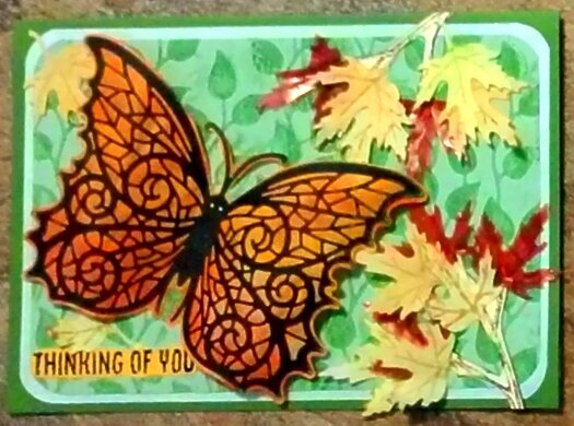 Butterfly Fall Card