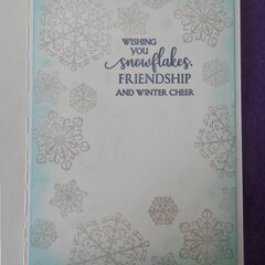 Snowflake Card - inside
