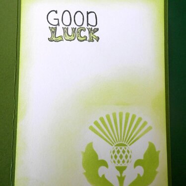 St. Patrick&#039;s Day Card - inside