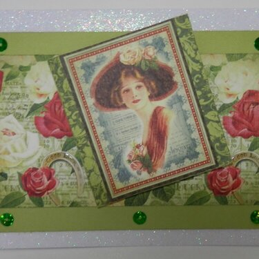 St. Patrick&#039;s Day Lady Card