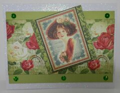 St. Patrick's Day Lady Card