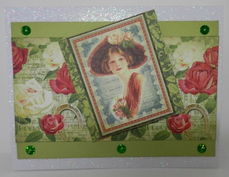 St. Patrick&#039;s Day Lady Card