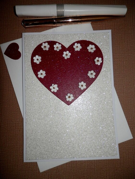 Floral Heart Card