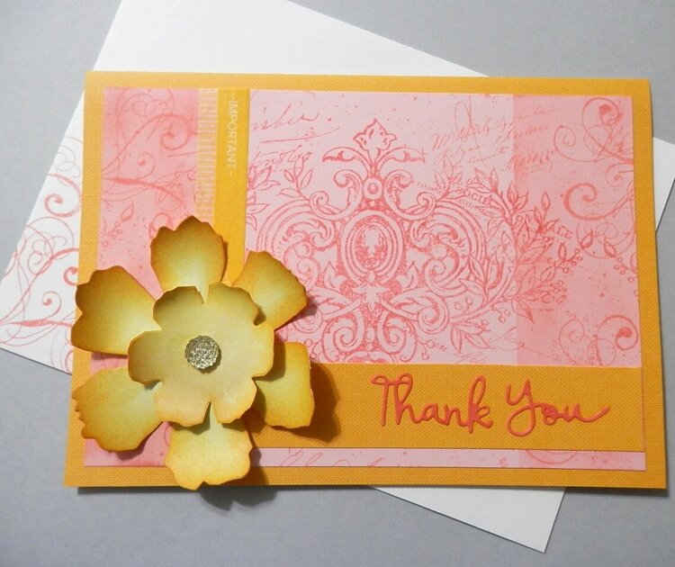 Flower Thank You Card