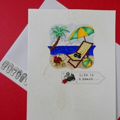 Life is a Beach Card
