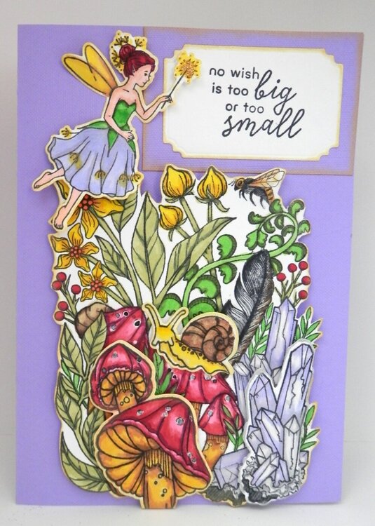 Fairy Garden Birthday Card