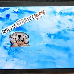 Otter Thank You Card inside