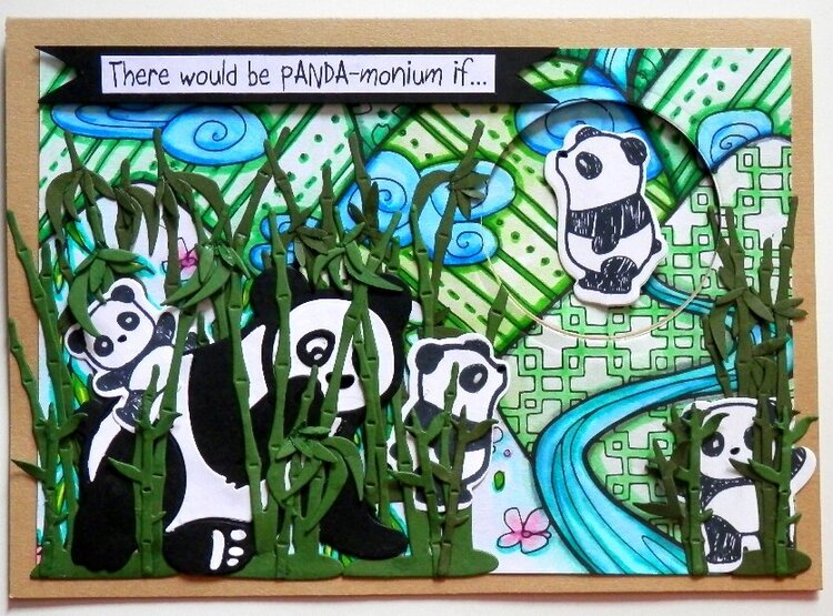 Panda Spinner Card