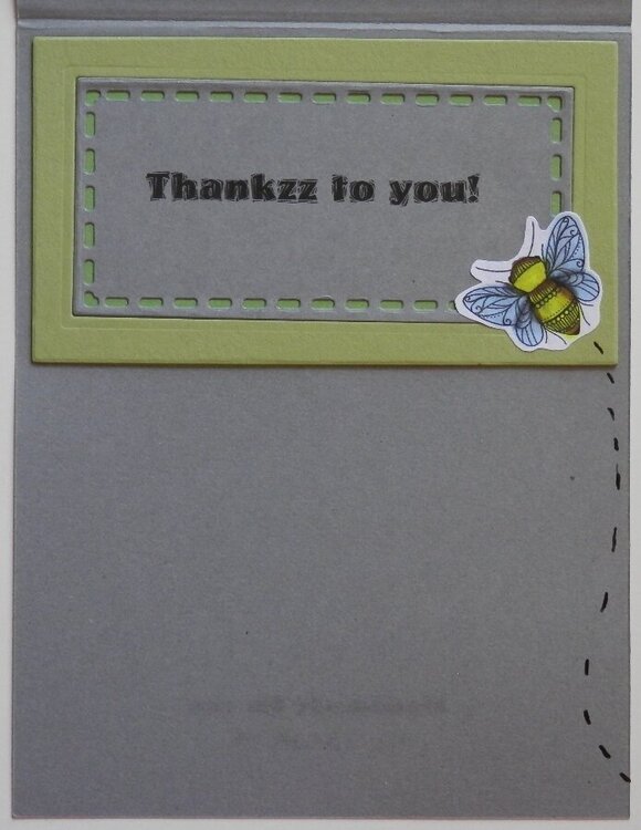 Bee Thank You Card