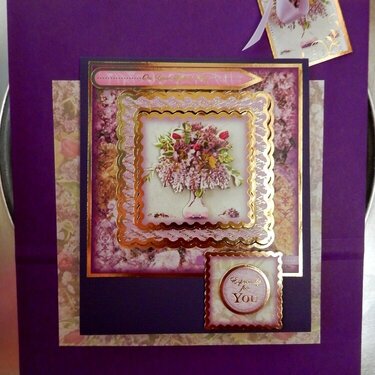 Card and Gift bag - Purple