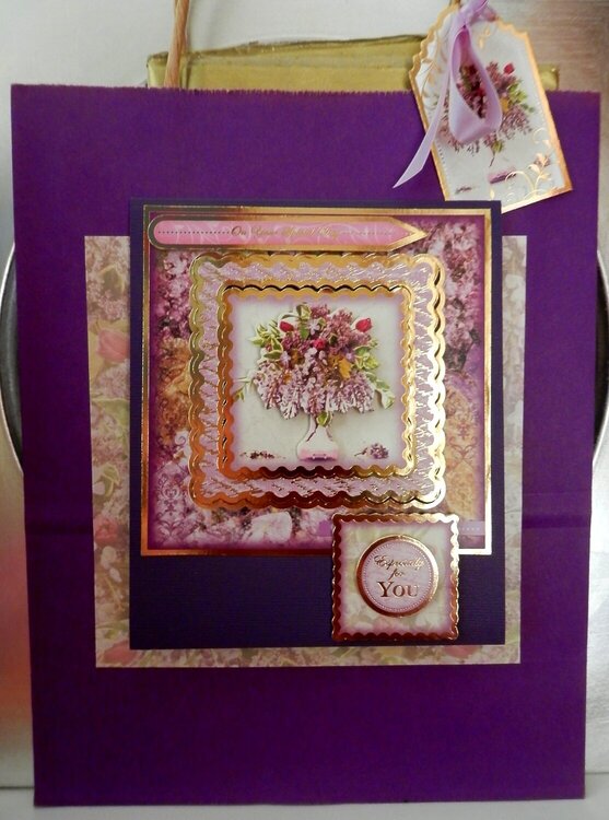 Card and Gift bag - Purple