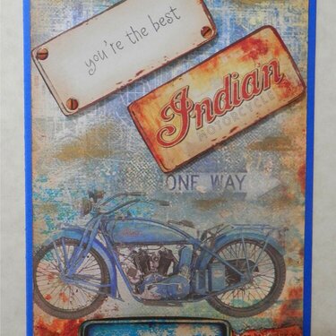 Indian Motorcycle Card