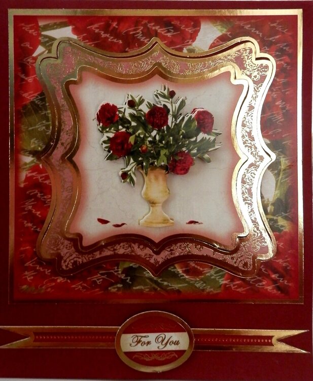 Floral Decoupage Card