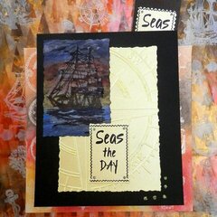 Seas The Day Card/Gift Bag
