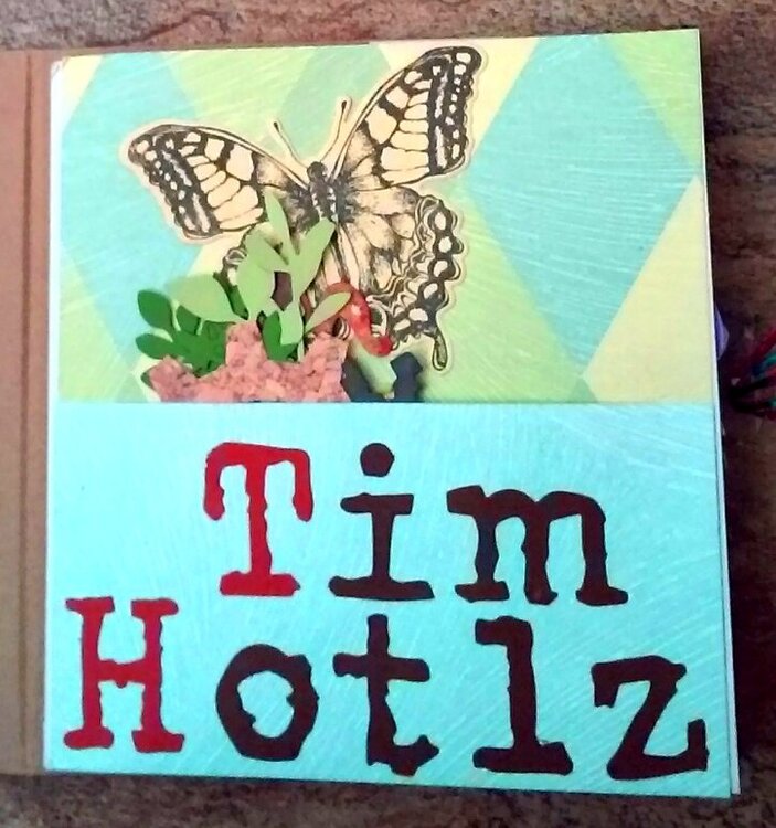 Tim Holtz Tribute Flip Book