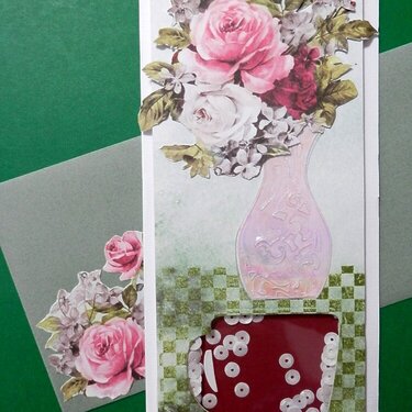 Tea Cup Shaker Card