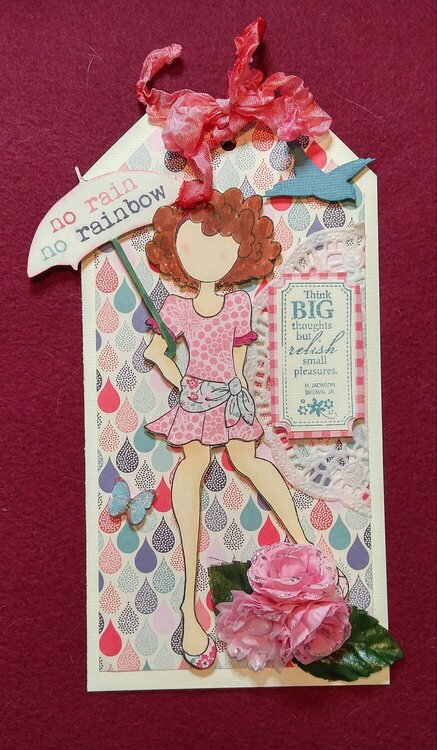 April Showers tag for Dina