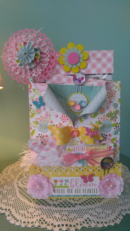 Spring Loaded envelope with Echo Park Spring Collection