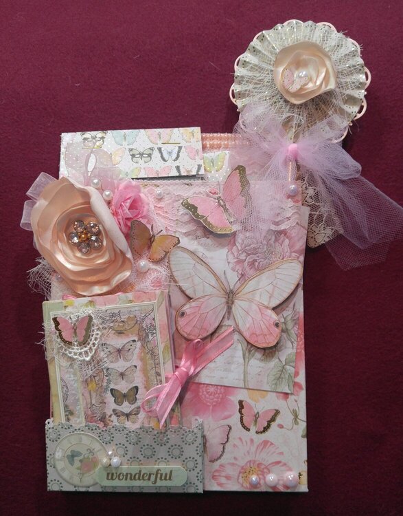 Butterfly themed loaded envelope