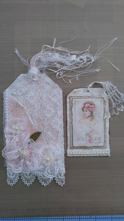 Vintage/Shabby tag for Donna&#039;s tag swap, June 2017