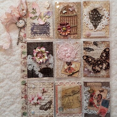 August PL for Peggy (PPilgrim), using gifted goodies from other PL swaps