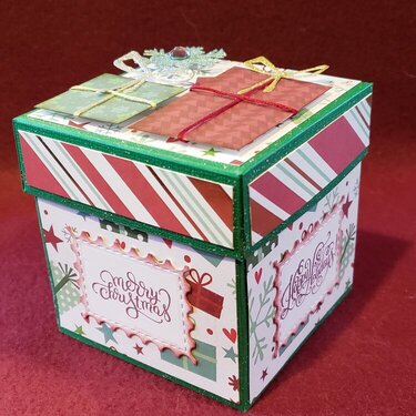 Two tiered gift box for my grandson