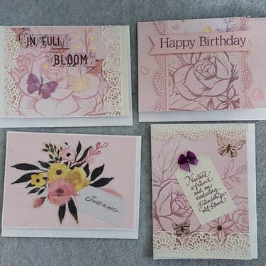 4 cards for &quot;Cards for Kindness&quot;here on SB