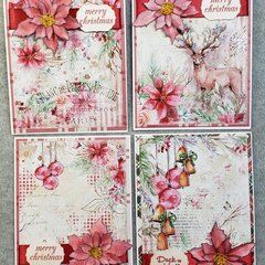 Set of 4 Christmas cards