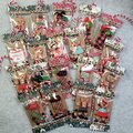 Christmas candy wrapper charm ornaments