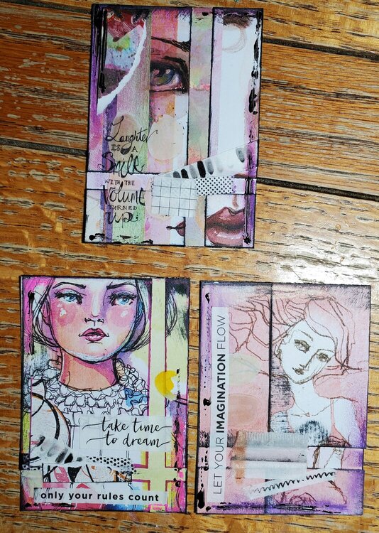 Collage ATCs