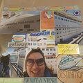Cruise scrapbook page