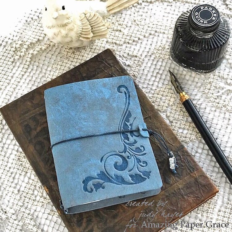 Mini Embossed Travel Journal