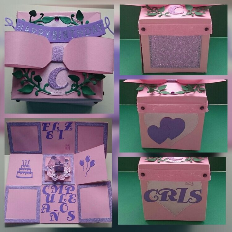 Gift explosion box