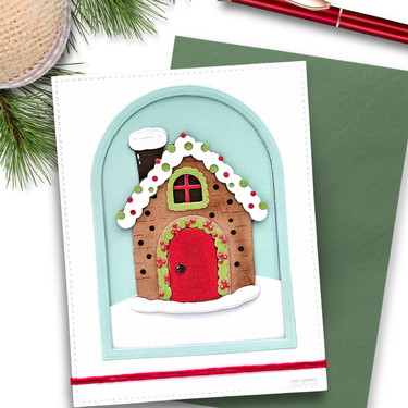 Gingerbread House Christmas Card
