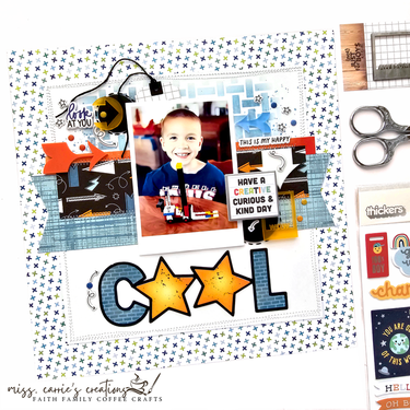 Cool Lego Memories Scrapbook Page