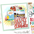 Lazy Days of Summer Scrapbook Page